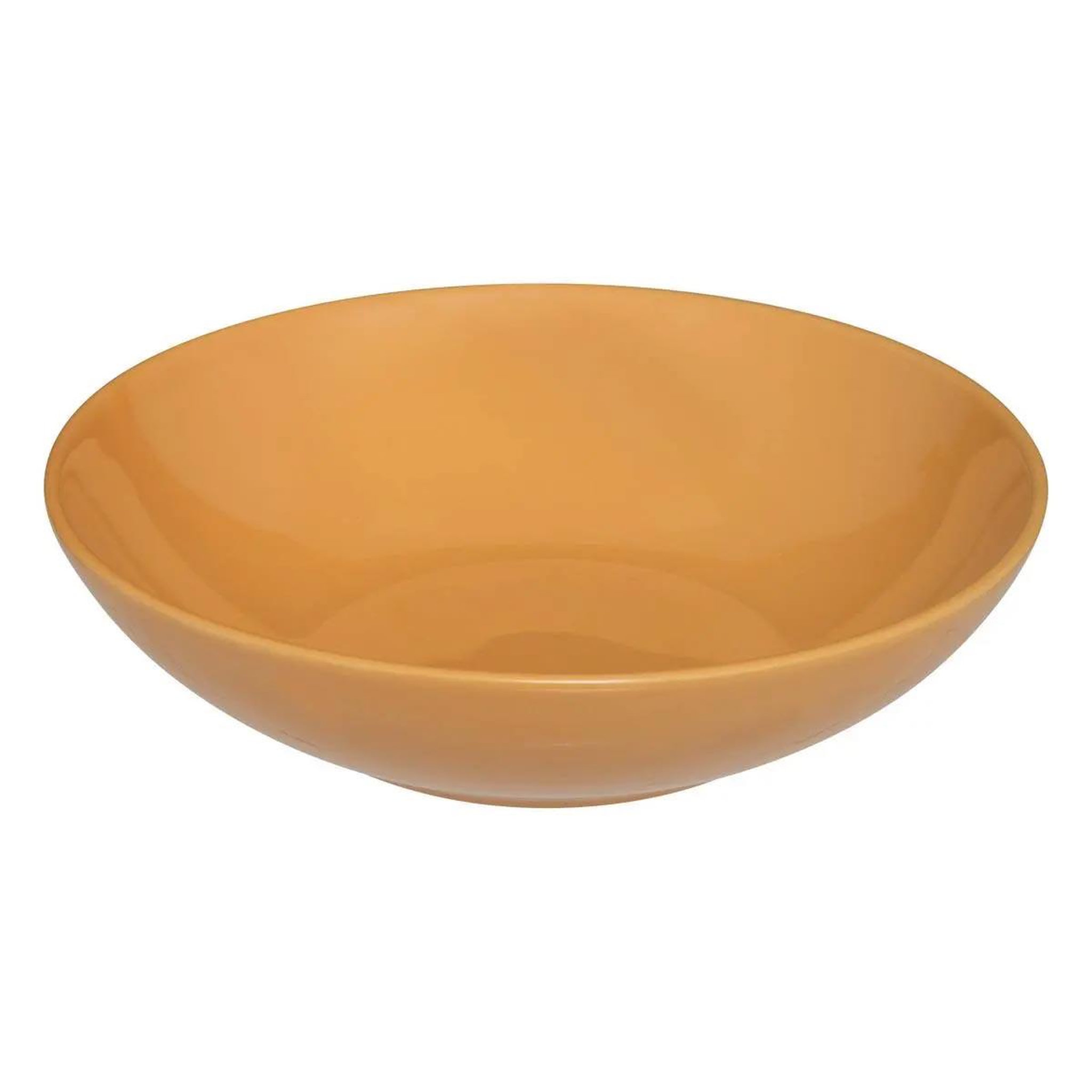 SECRET DE GOURMET Lot de 6 assiettes creuses  colorama  20cm jaune