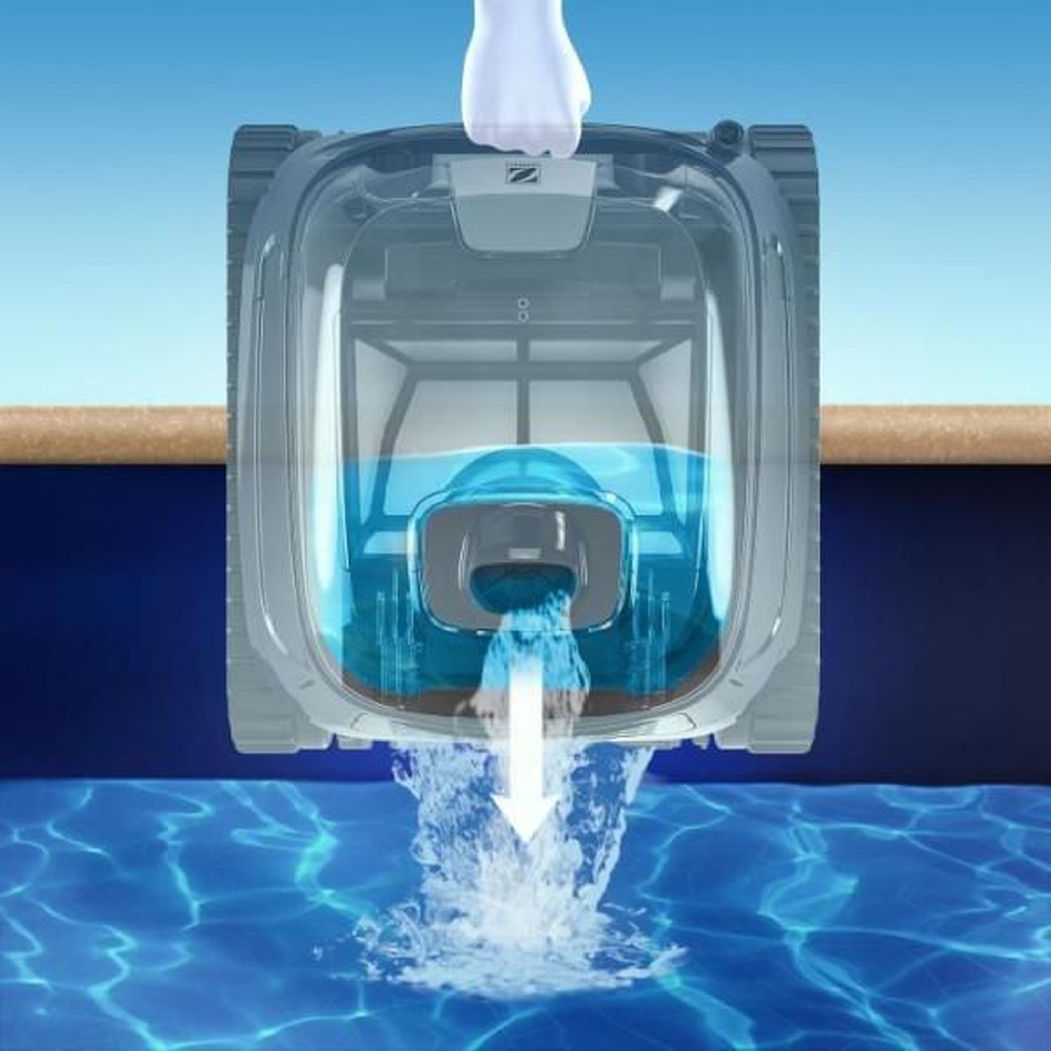 Voir la diapositive 6 : Zodiac ZODIAC Robot de nettoyage CNX 2020 - Pour piscines jusqu'a 10 x 5m - Fond, parois et ligne d'eau