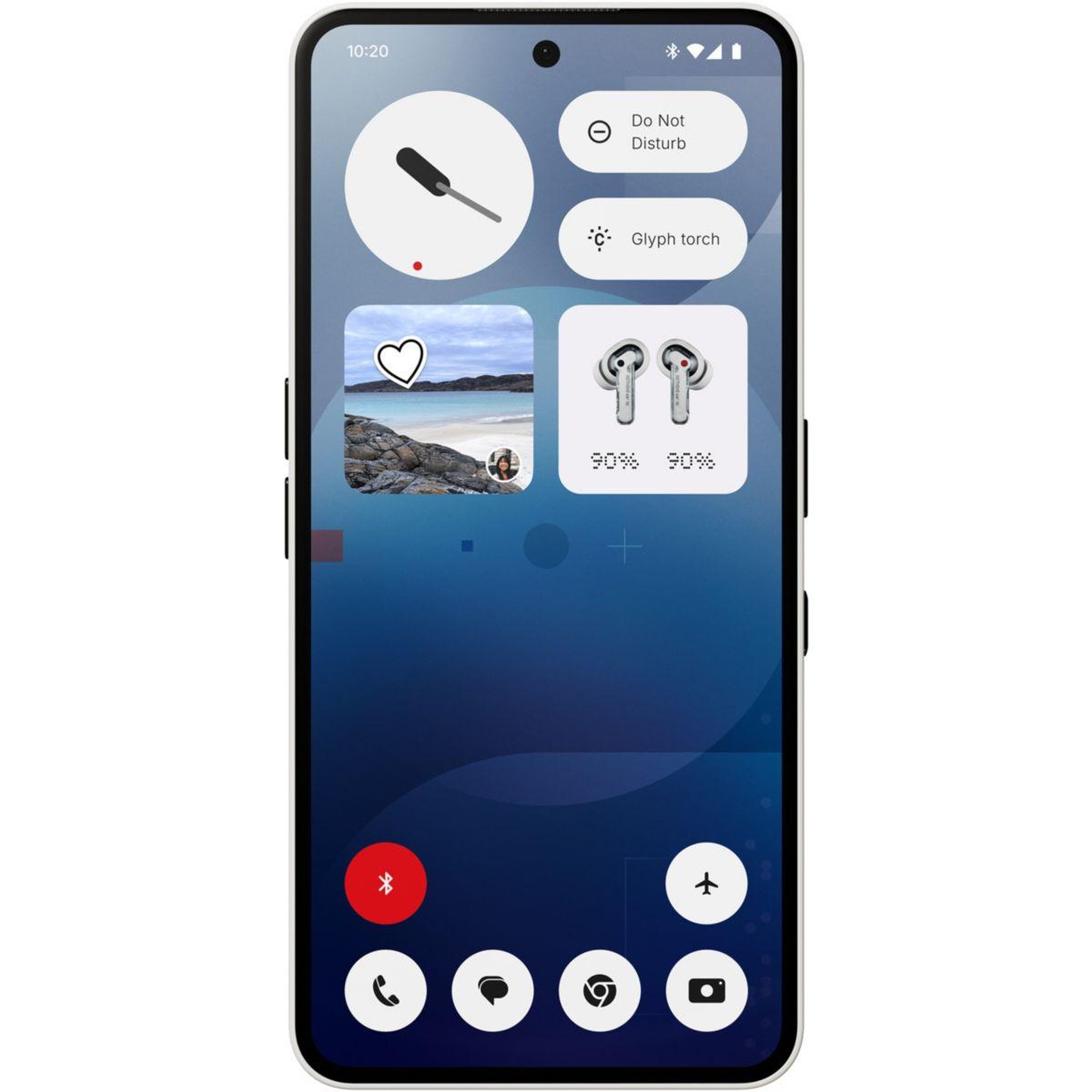 Voir la diapositive 3 : NOTHING Smartphone Phone (3a) Blanc 256Go