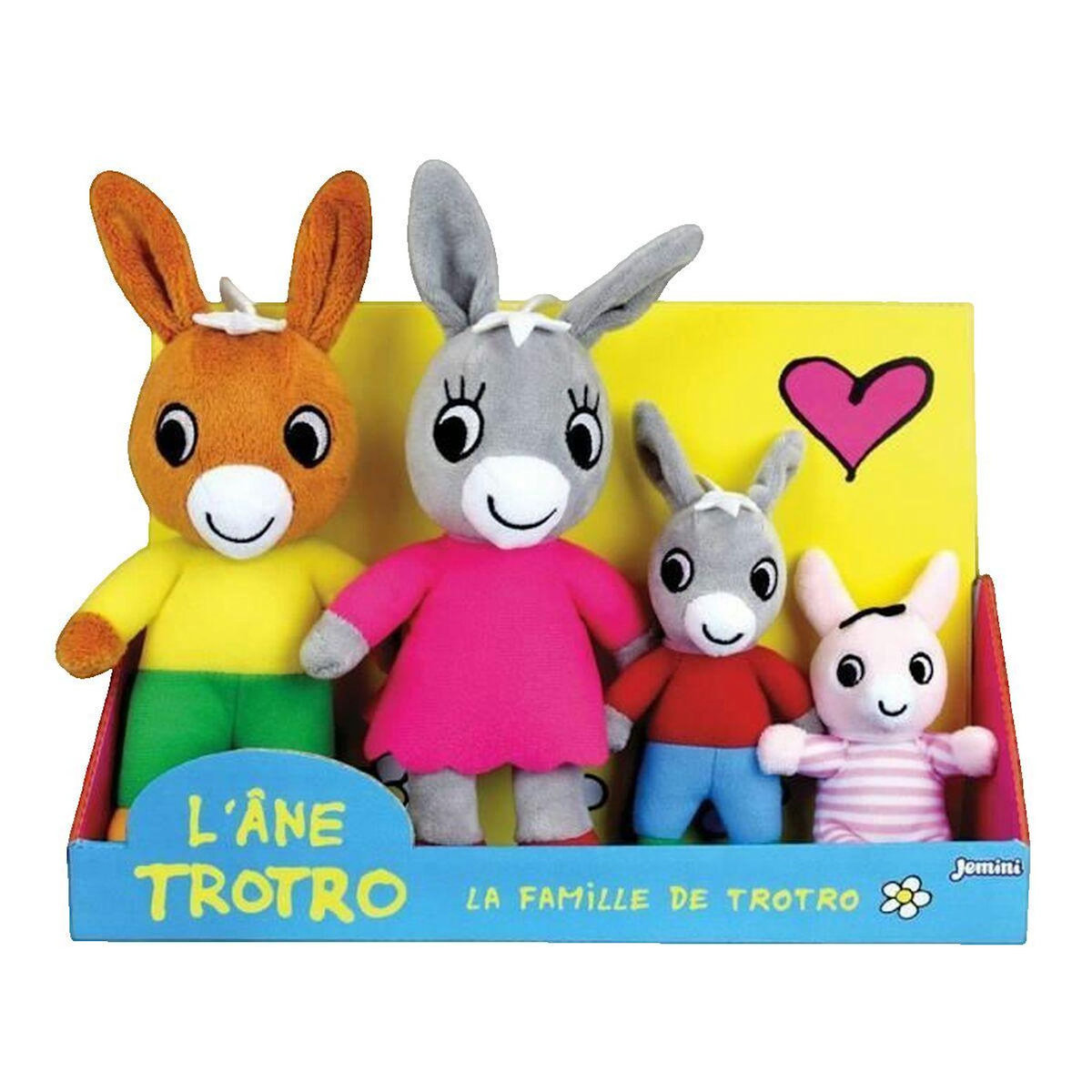 JEMINI Peluches jemini Coffret Peluche Trotro et Famille