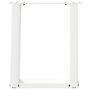Voir la diapositive 5 : VIDAXL Pieds de table basse forme de U 2 pcs blanc 28x(42-43) cm acier