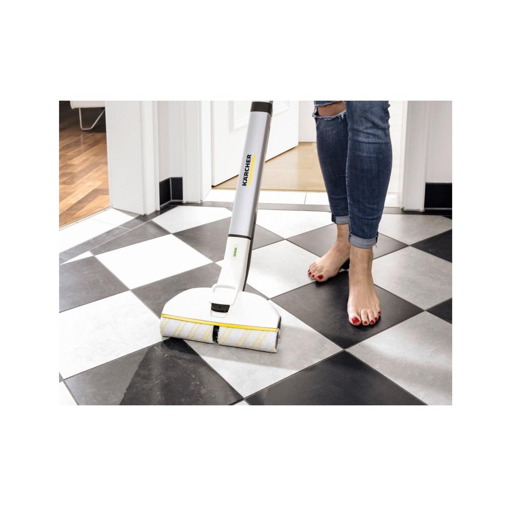 Voir la diapositive 3 : KARCHER Balai serpillière électrique sans fil - 10563100