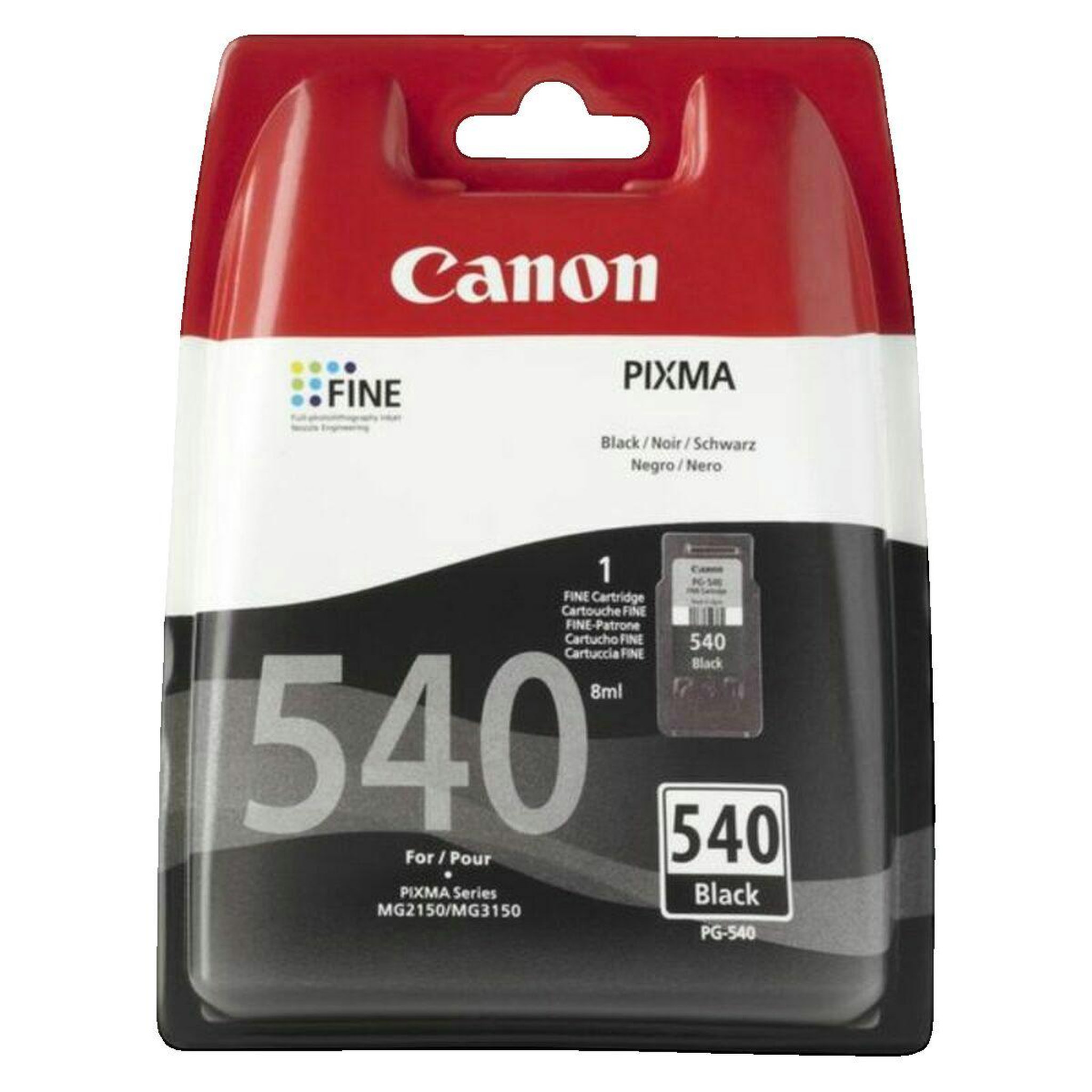 Voir la diapositive 2 : Canon Cartouche d'encre Canon PG-540 noir