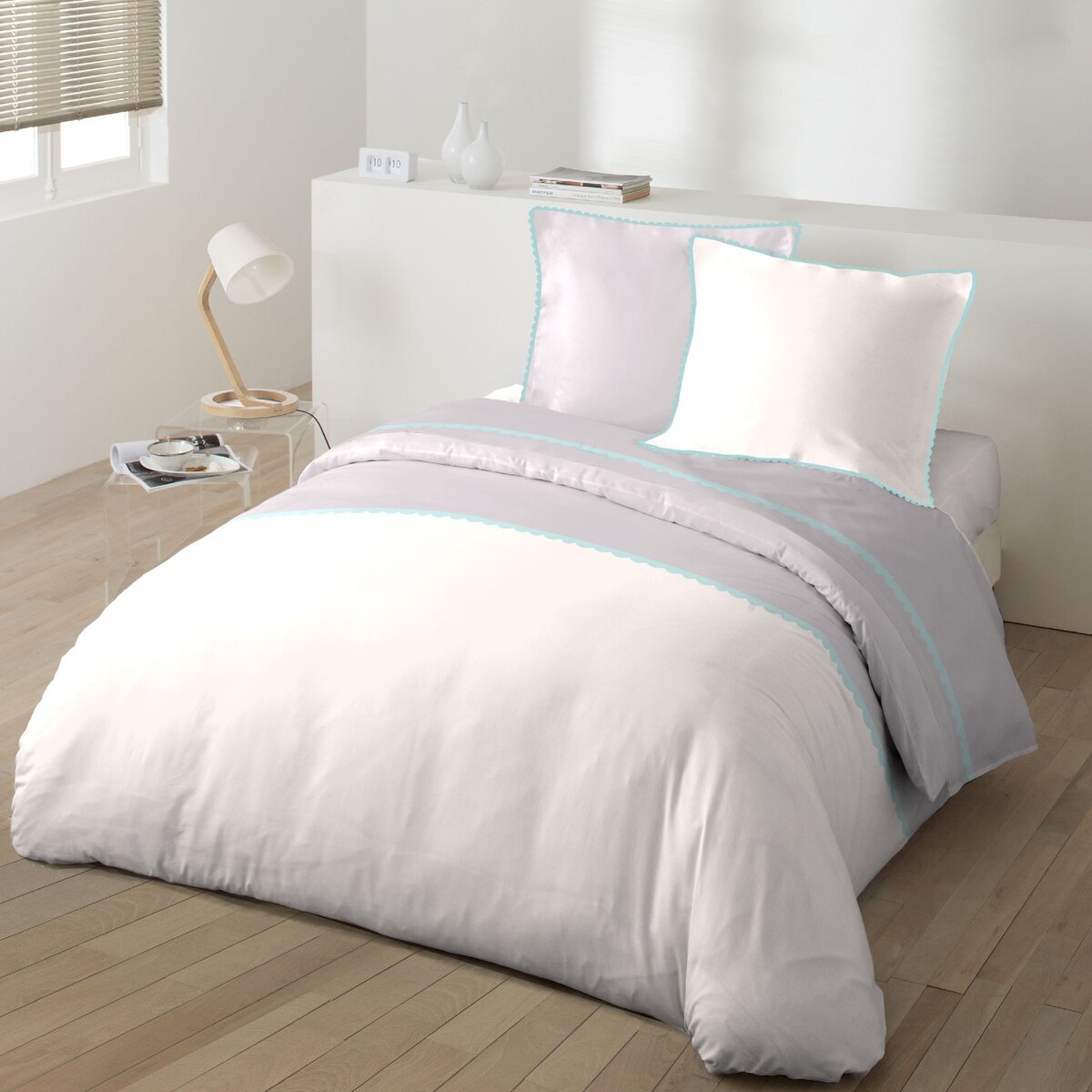 Taie d'oreiller percale coton BUTTERFLY