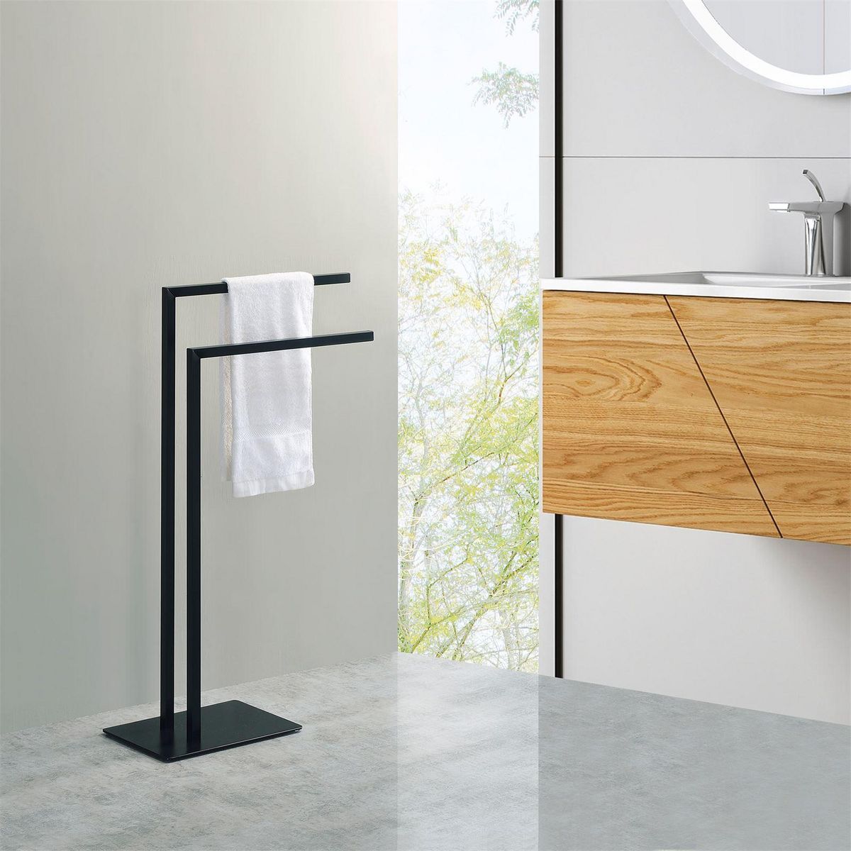 IDIMEX Porte-serviettes ANDREW, en métal