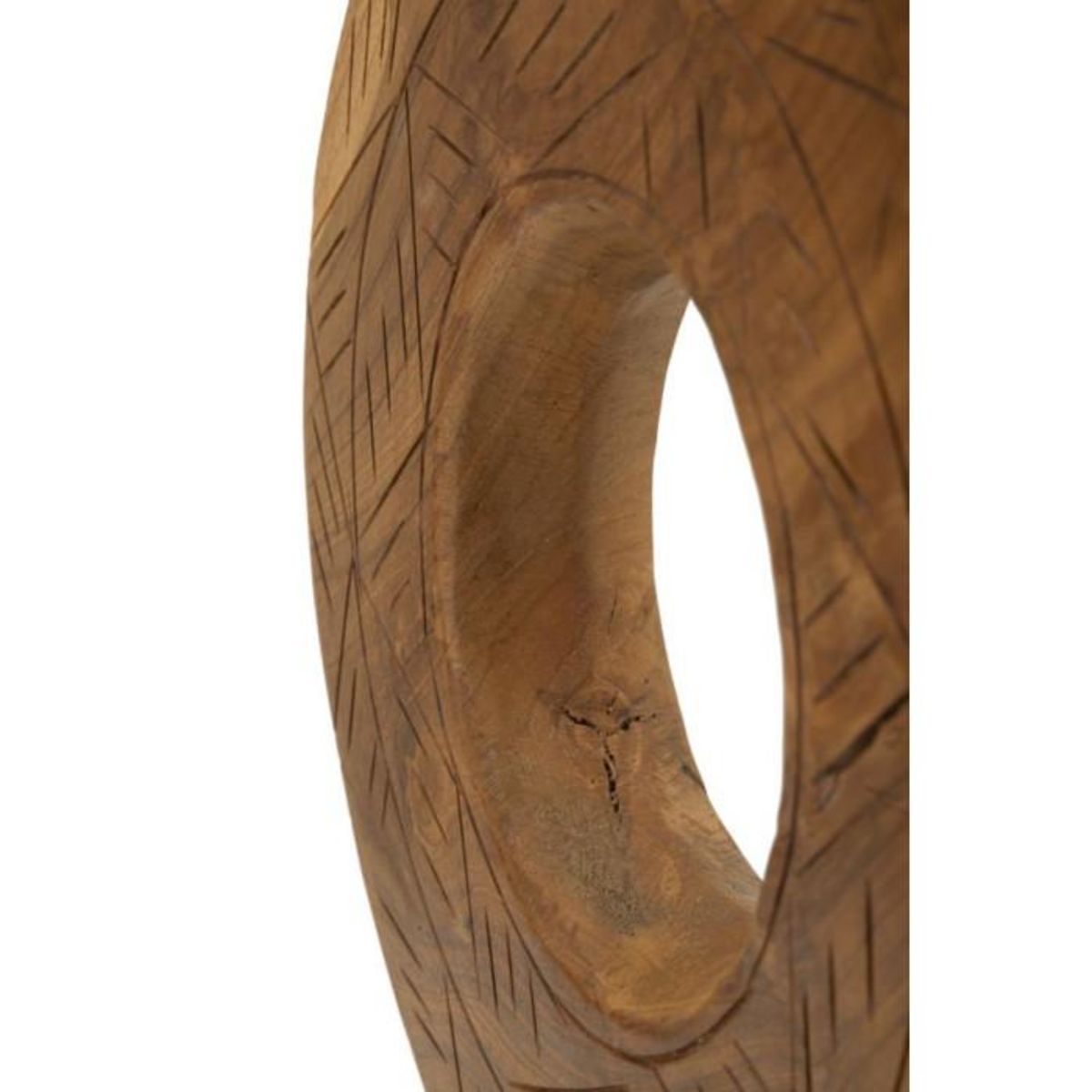 Paris Prix Objet Déco Rond en Teck  Dorat  38cm Naturel