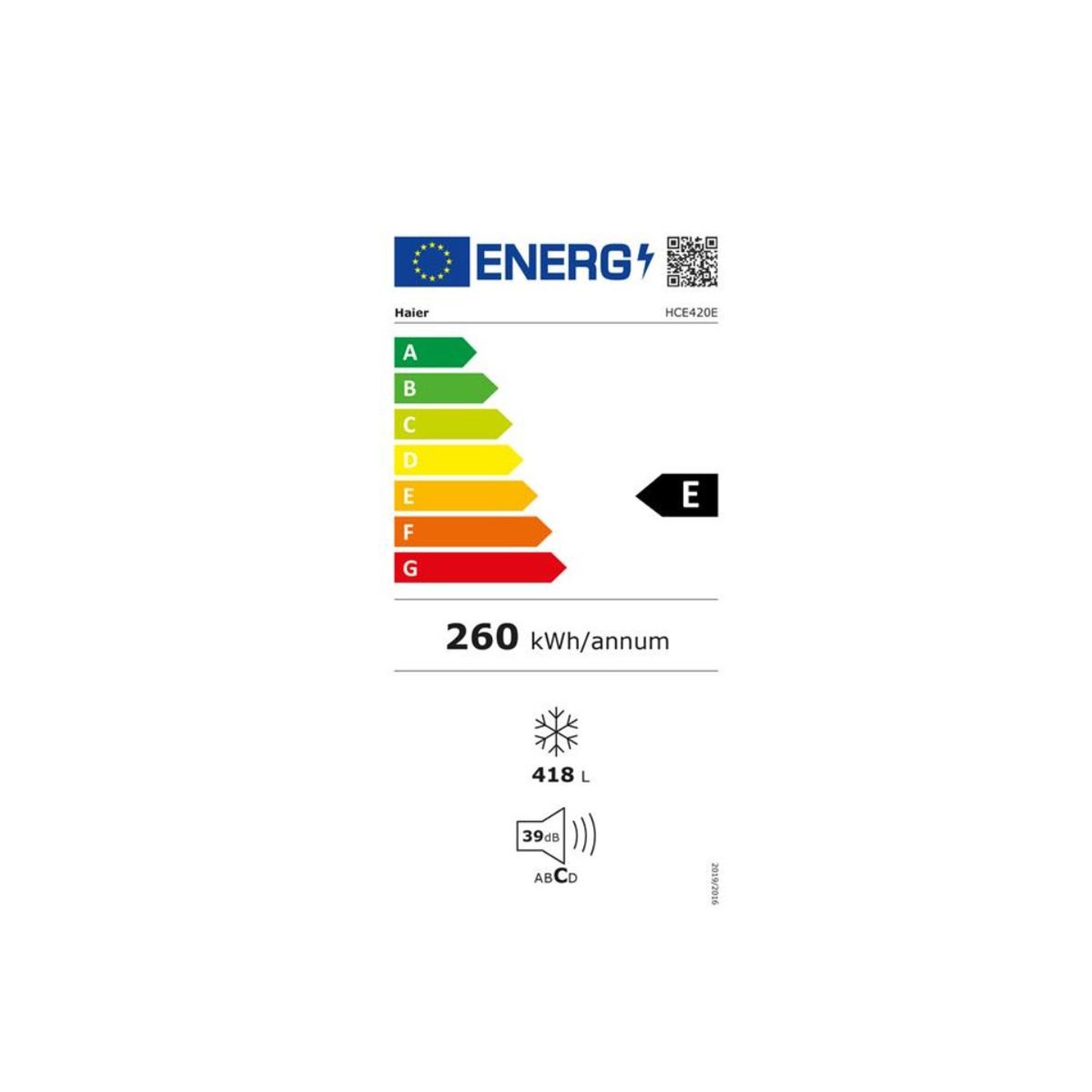 Voir la diapositive 2 : HAIER Congélateur coffre 132cm 418l - hce420e
