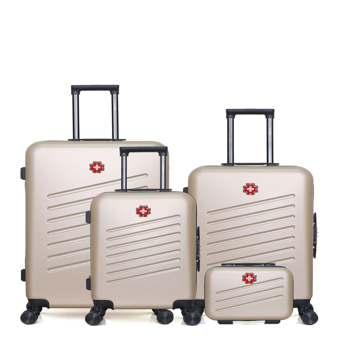 SWISS KOPPER SWISS KOPPER - LOT DE 4 - Valises grand format, weekend, cabine et vanity ZURICH