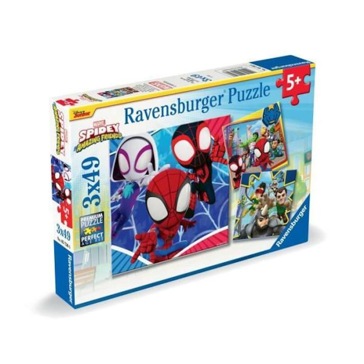 RAVENSBURGER Puzzles 3x49 p - spidey, le lanceur de toile