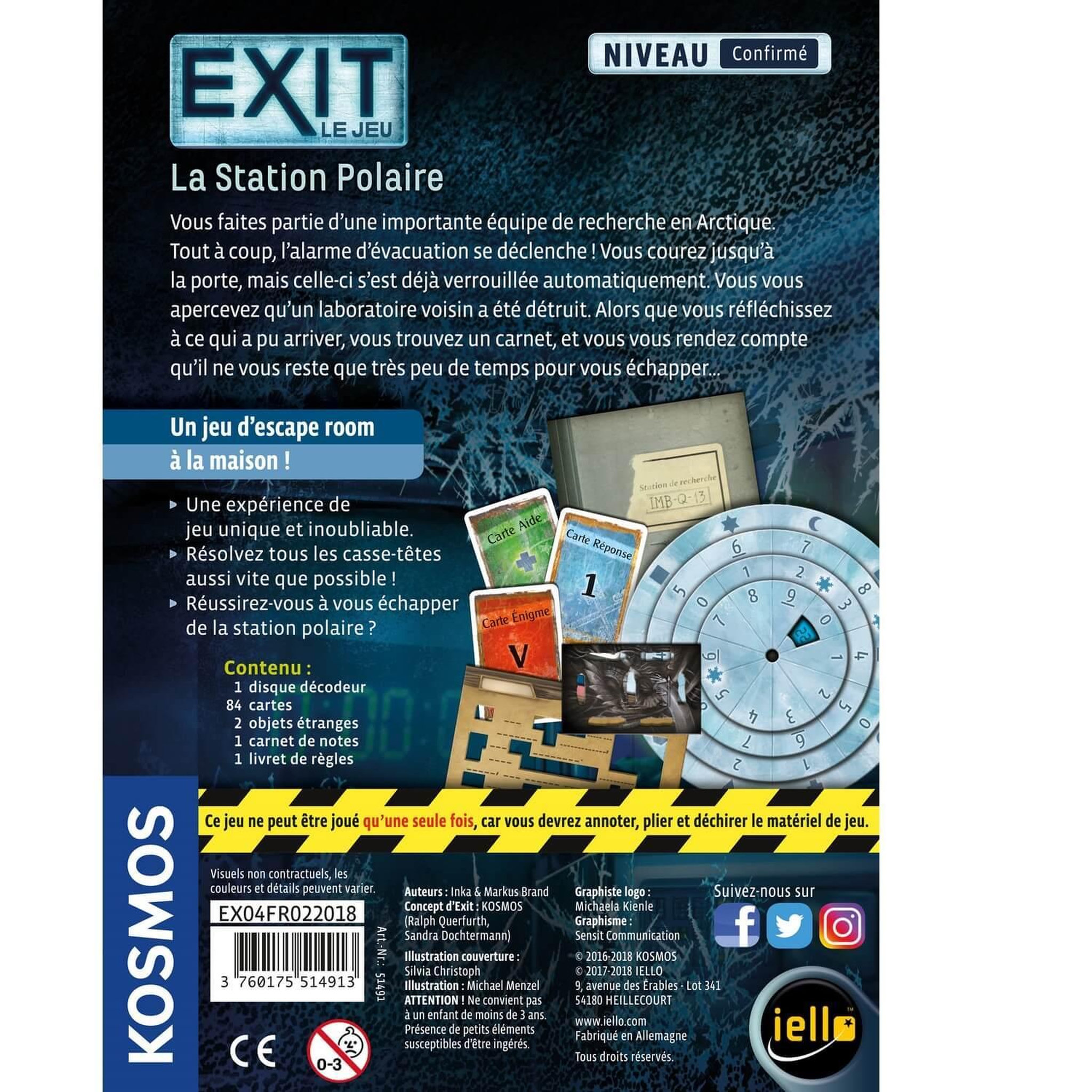 Voir la diapositive 2 : Iello IELLO Exit la station polaire