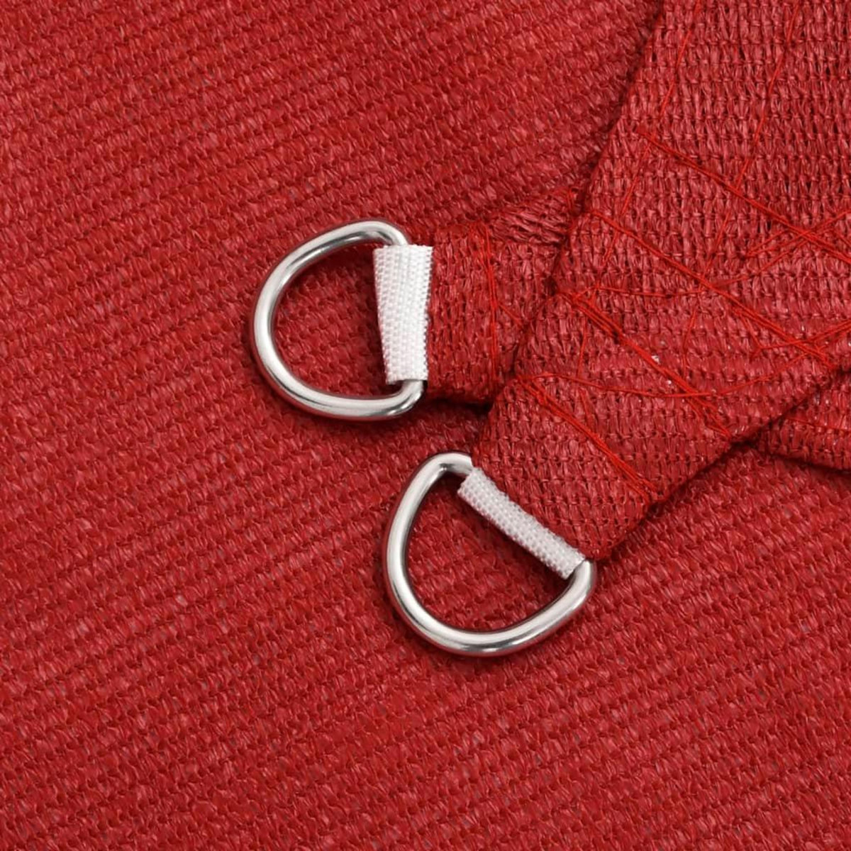 VIDAXL Voile d'ombrage 160 g/m^2 Rouge 3x4,5 m PEHD