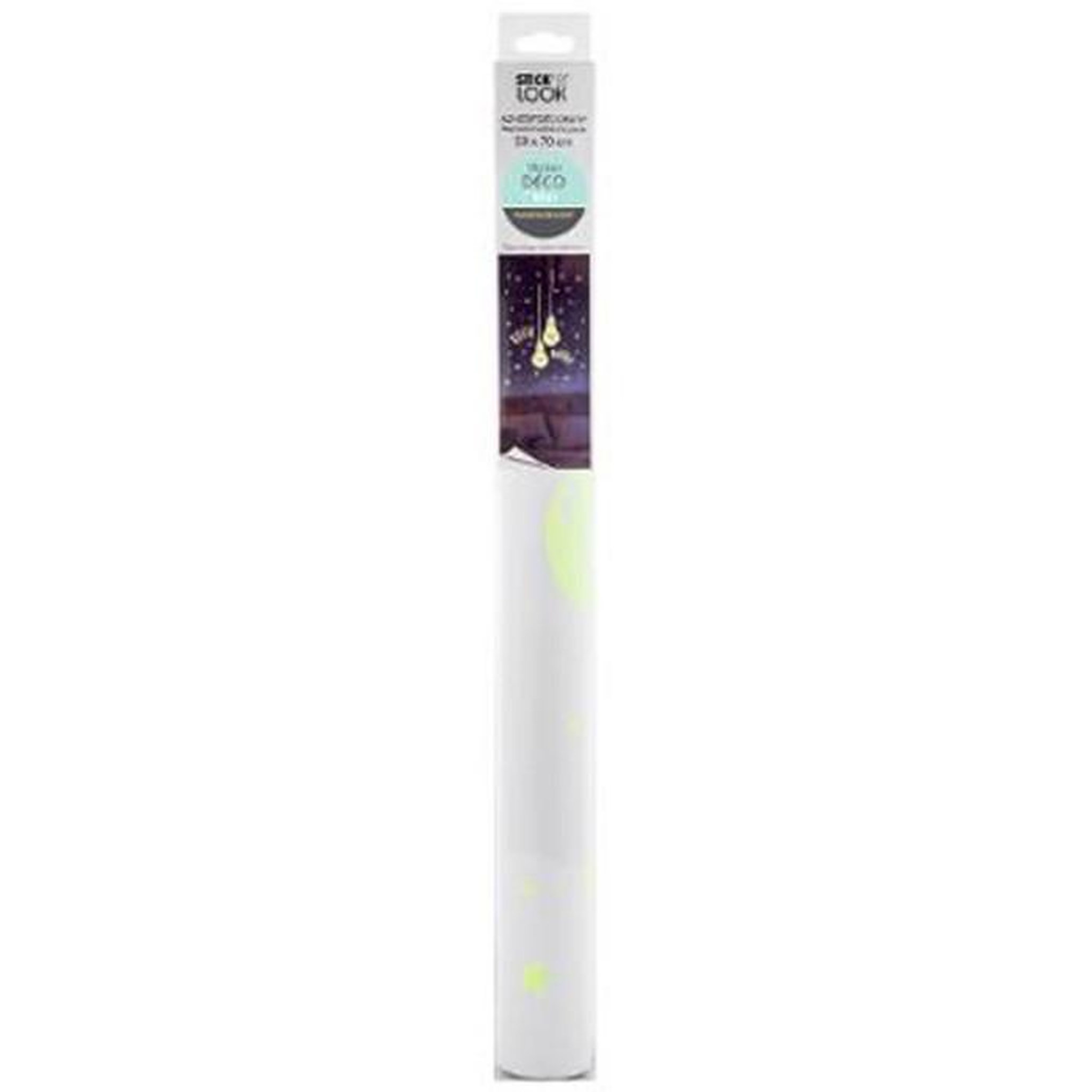 Voir la diapositive 2 : Stick'n Look Sticker Kids Phosphorescent  Ampoule   50x70cm Vert