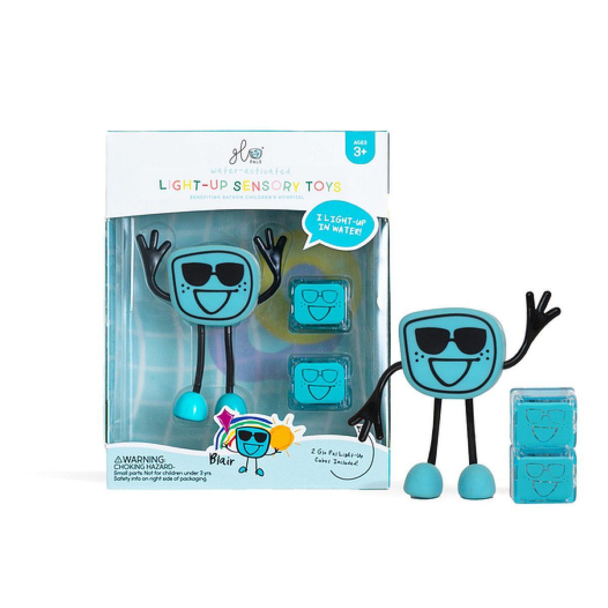 GLO PALS Figurine blair cube bleu