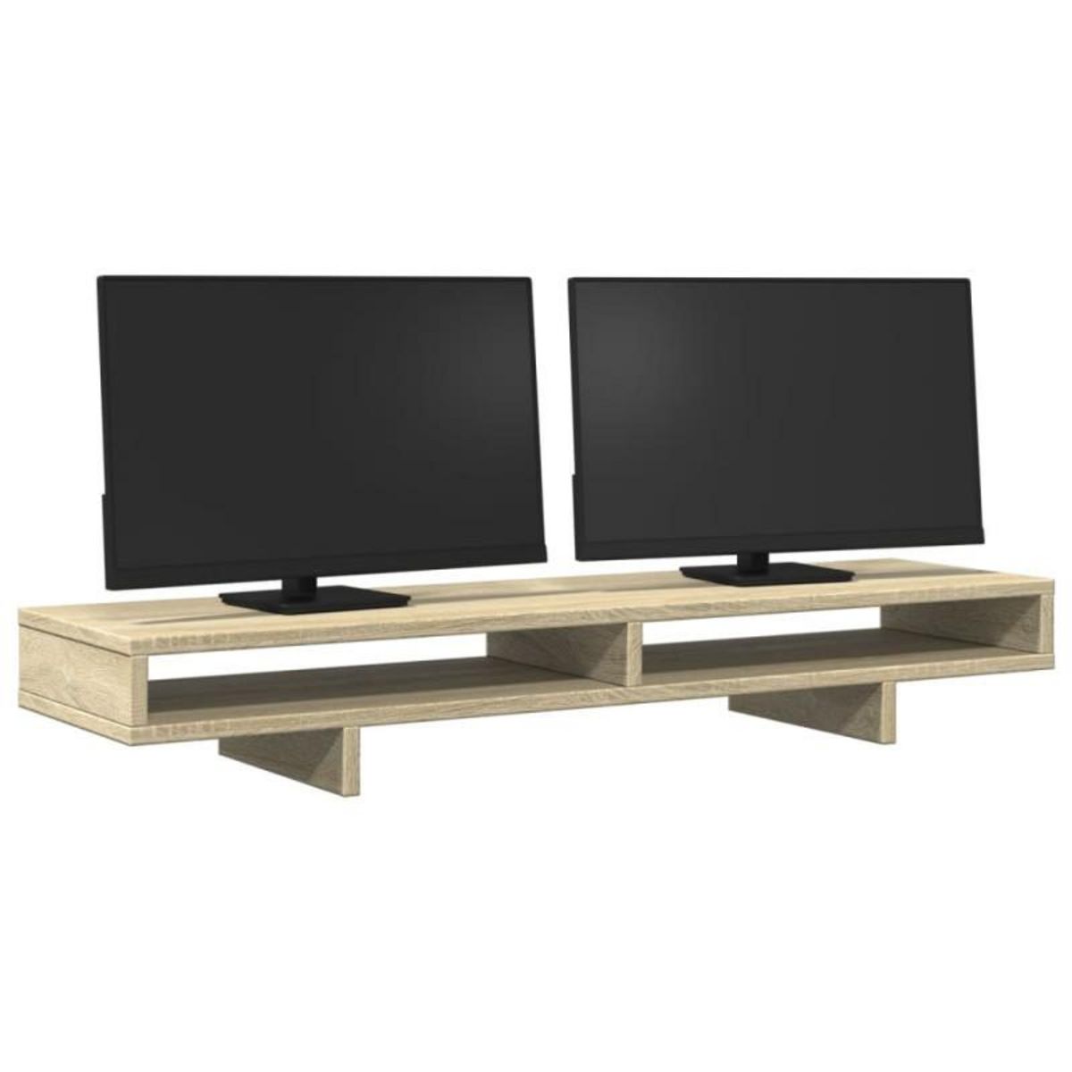 VIDAXL Support de moniteur chêne sonoma 100x27x15 cm bois d ingénierie