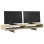 Voir la diapositive 3 : VIDAXL Support de moniteur chêne sonoma 100x27x15 cm bois d ingénierie