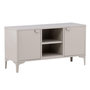 Voir la diapositive 1 : Paris Prix Meuble TV 2 Portes  Piring  120cm Beige