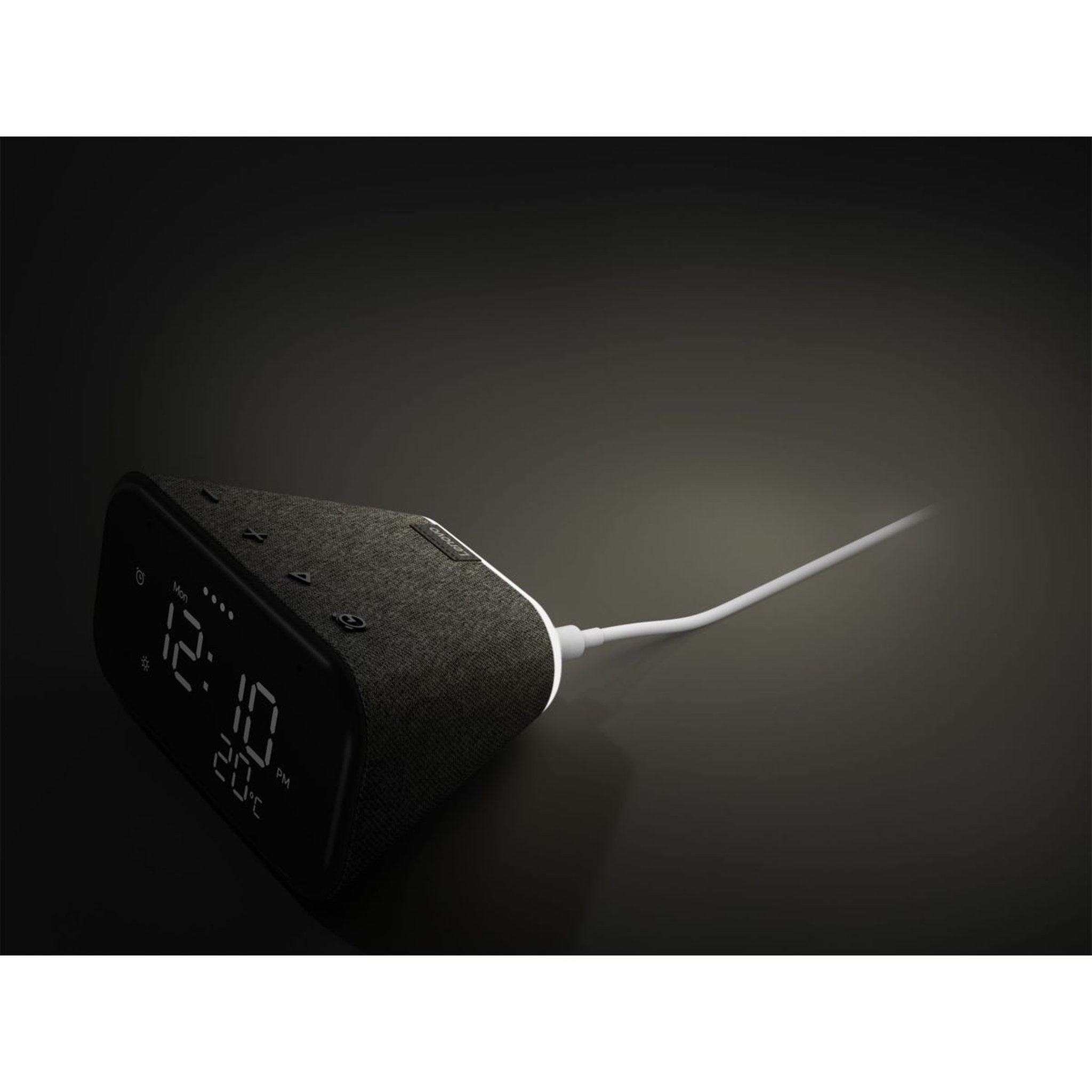 Voir la diapositive 4 : Lenovo Assistant vocal Smart Clock Essential