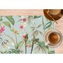 Voir la diapositive 2 : HABITABLE Lot de 2 sets de table motifs tropical BARBARA - 28 x 43 cm - Multicolore