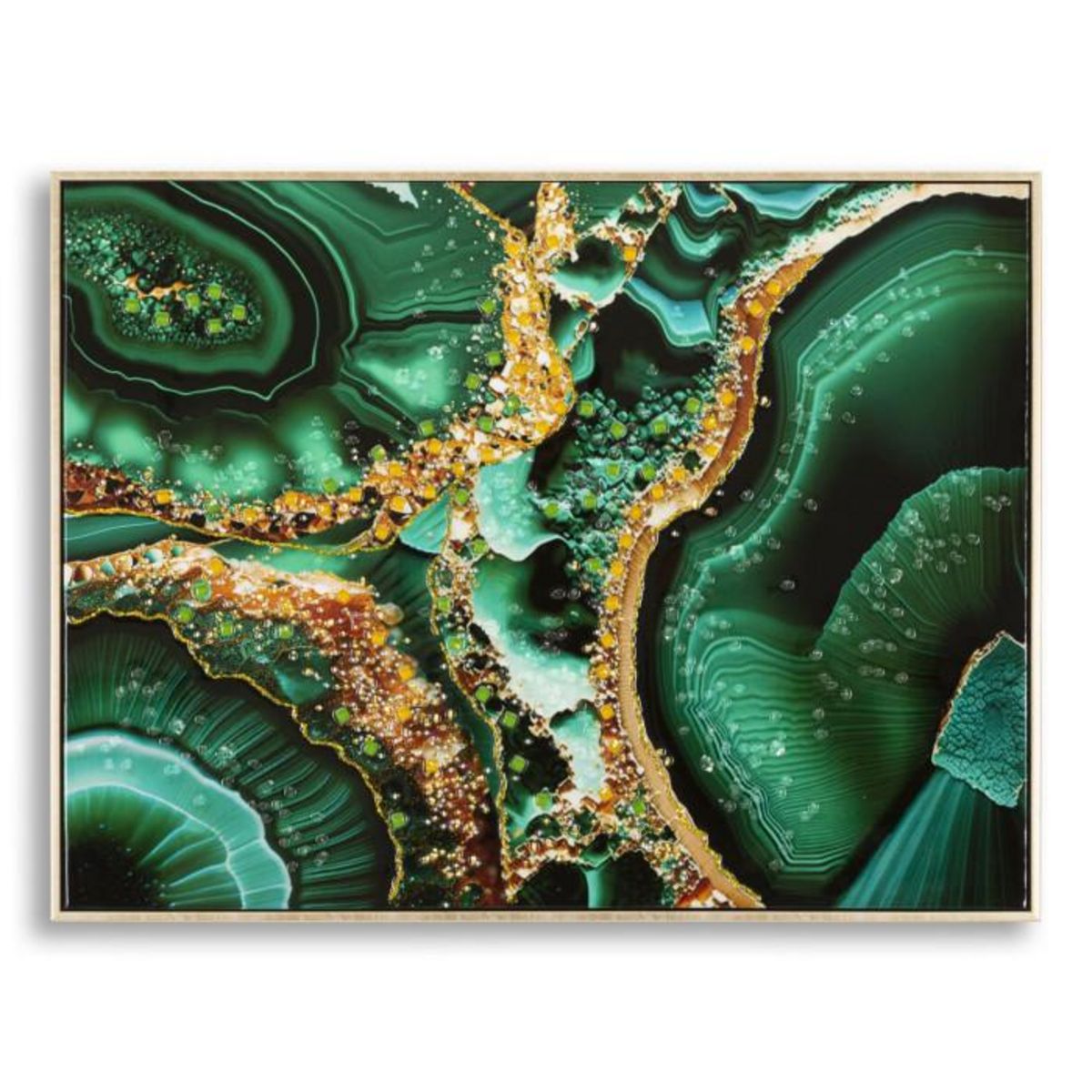 Paris Prix Tableau Imprimé Déco  Smeraldie  62x82cm Vert