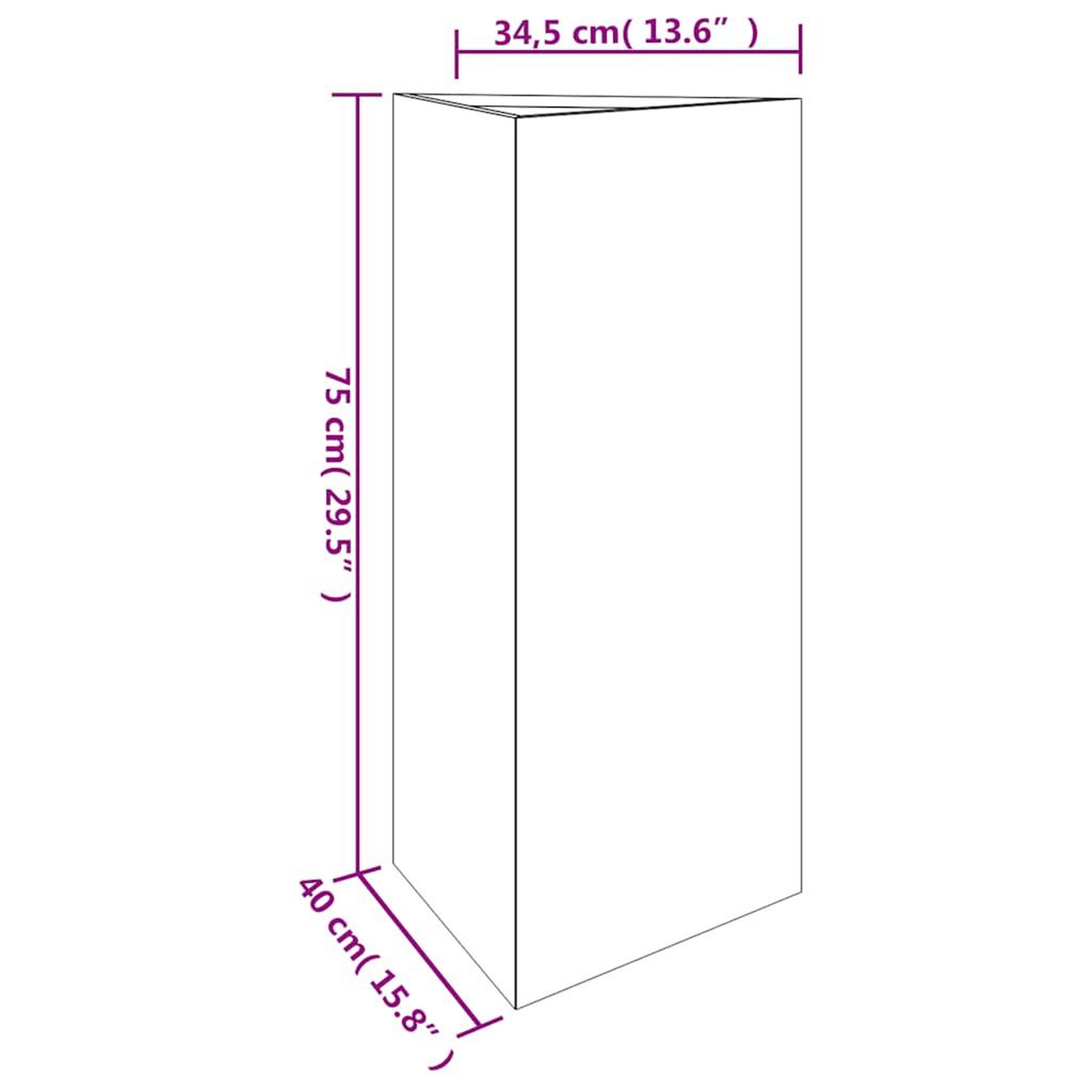 Voir la diapositive 6 : VIDAXL Jardiniere 40x34,5x75 cm acier corten