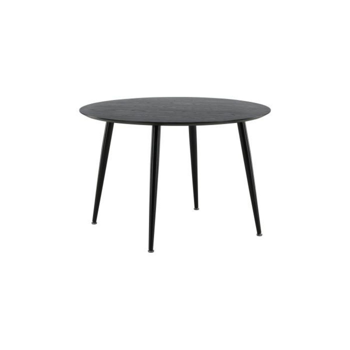 Paris Prix Table à Manger Ronde  Dipp  115cm Noir
