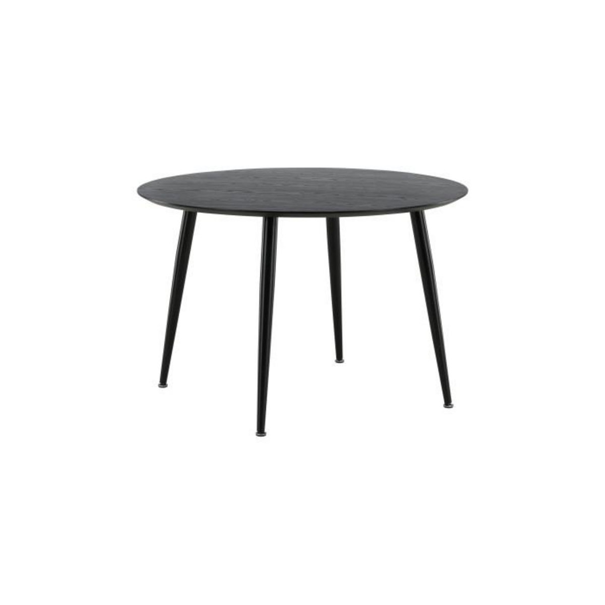 Paris Prix Table à Manger Ronde  Dipp  115cm Noir