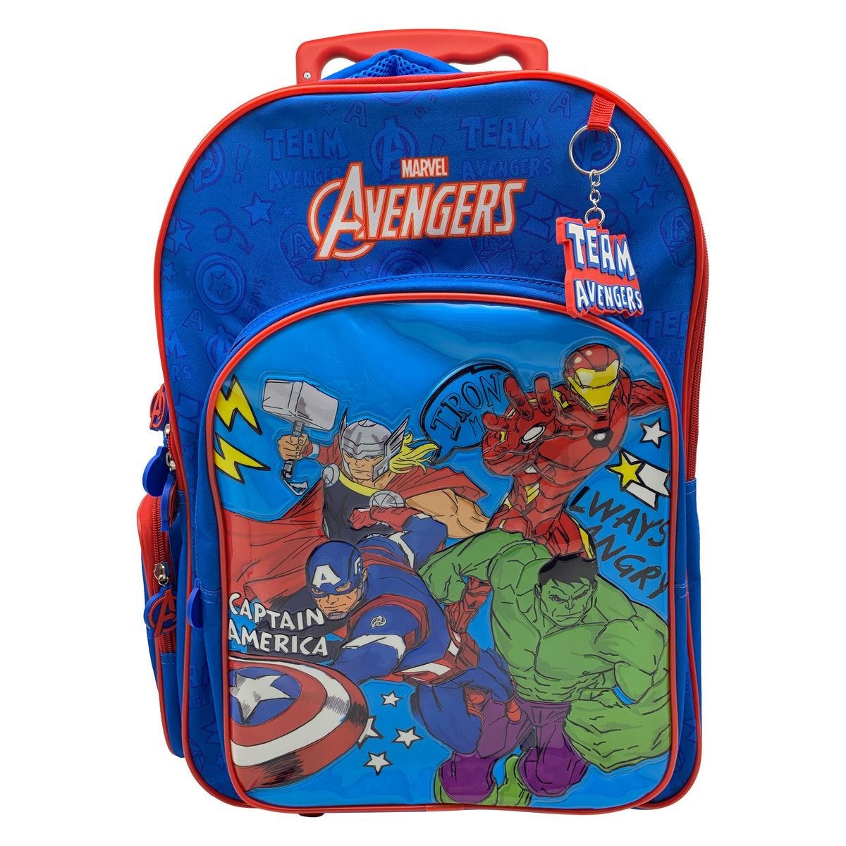 MARVEL Sac à dos à roulettes polyester bleu AVENGERS MARVEL