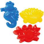 POLESIE 3 MOULES A SABLE 14CM ASS3 POLESIE POI9639WD01