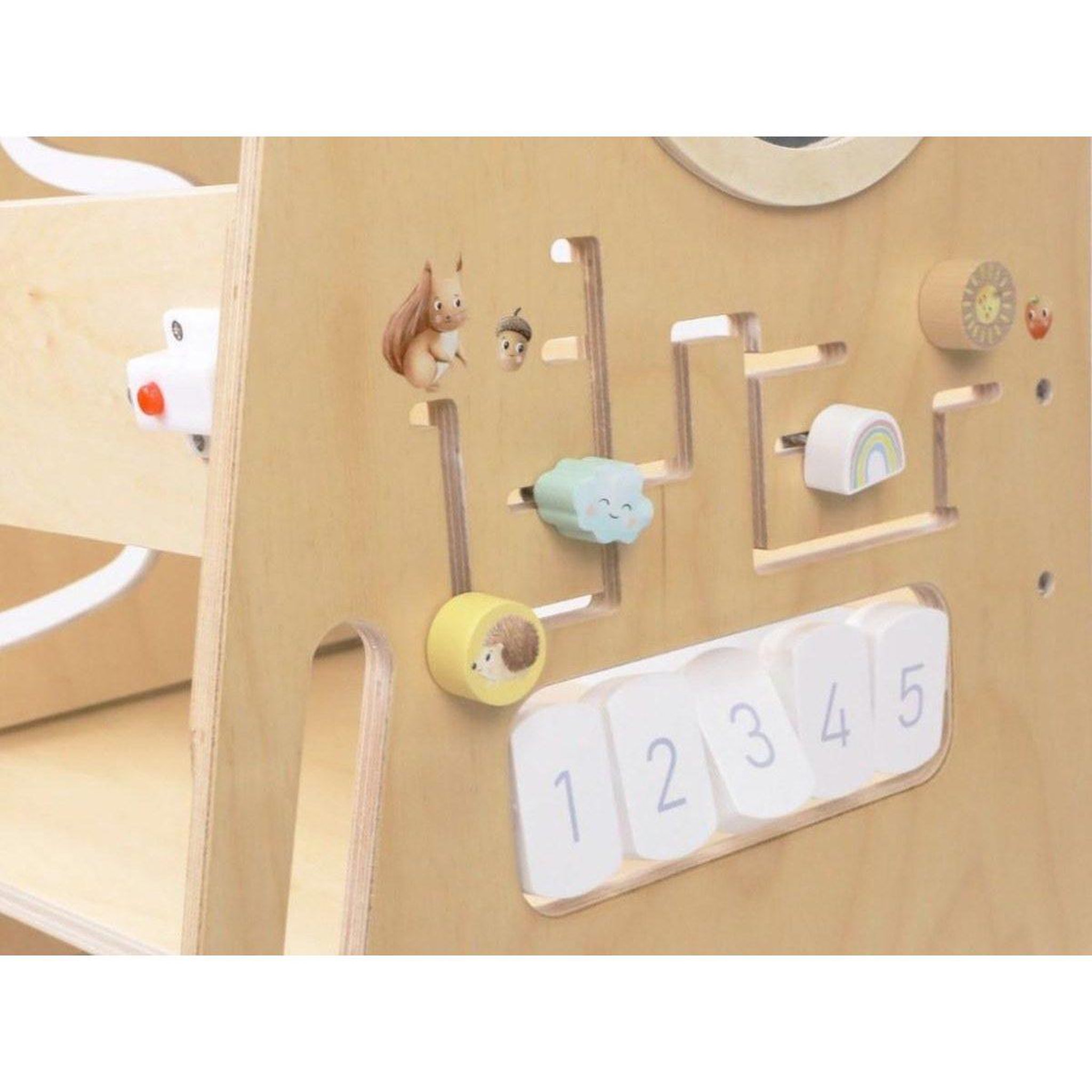 Voir la diapositive 5 : ELINELI Tour d'apprentissage évolutive 5en1 Play PRO 90 cm - Animaux