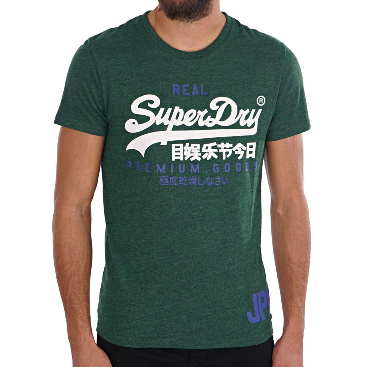 SUPERDRY T-shirt Vert Homme Superdry Duo