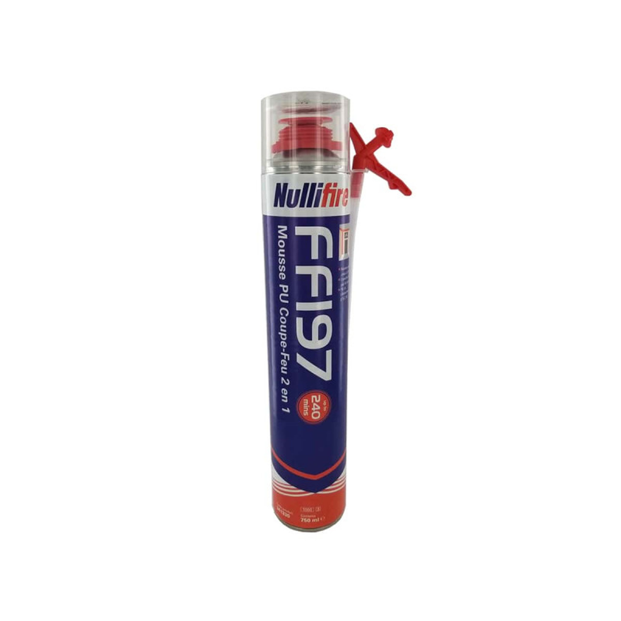  Mousse coupe feu NULLIFIRE gris 2 en 1 FFI97