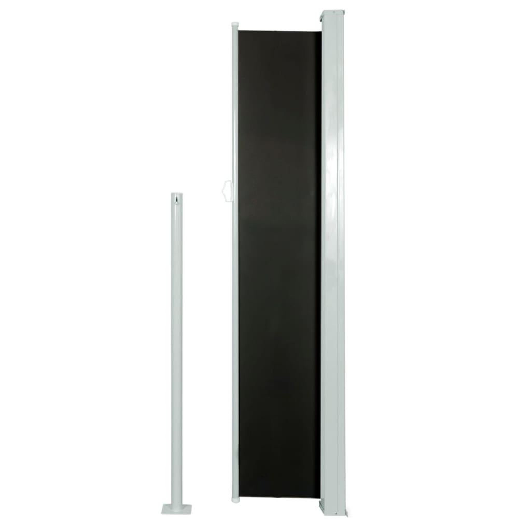 Voir la diapositive 4 : VIDAXL Auvent lateral retractable de patio 160x300 cm Noir