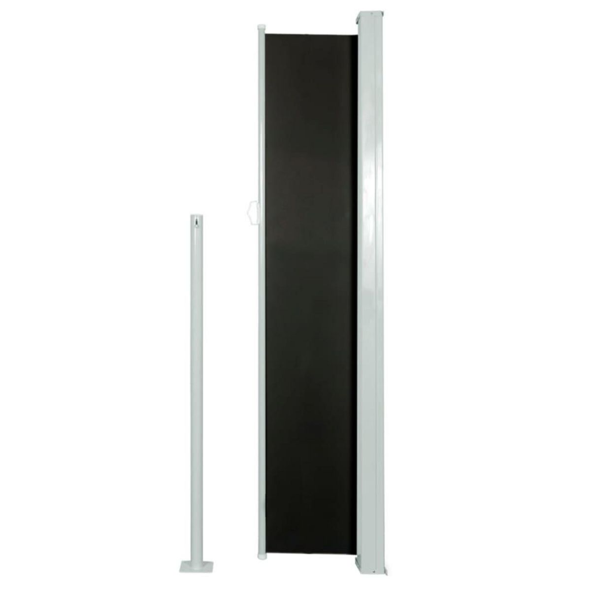 VIDAXL Auvent lateral retractable de patio 160x300 cm Noir