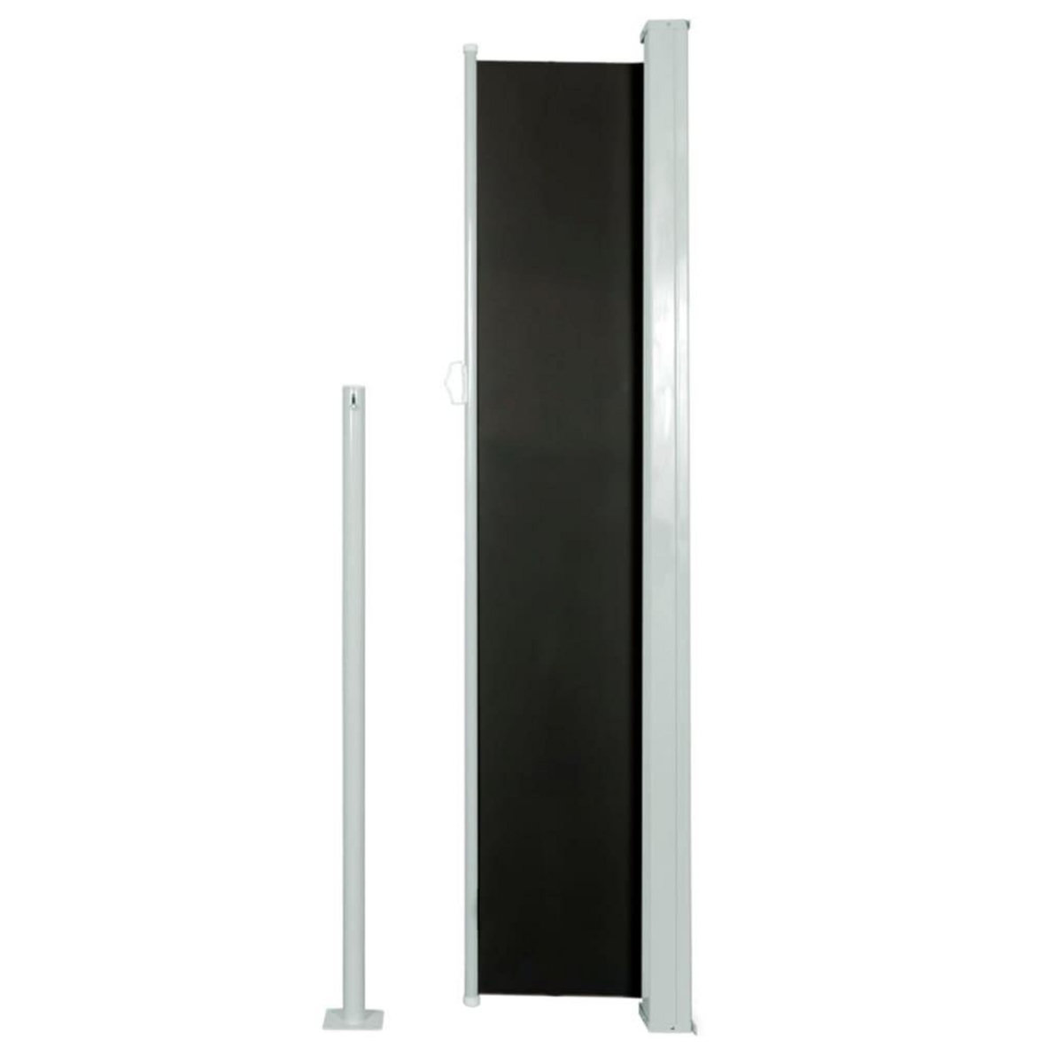 VIDAXL Auvent lateral retractable de patio 160x300 cm Noir