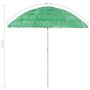 Voir la diapositive 6 : VIDAXL Parasol de plage Hawaii vert 240 cm