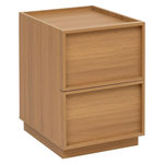 FIVE Table de Chevet 2 Tiroirs  Framy  54cm Marron