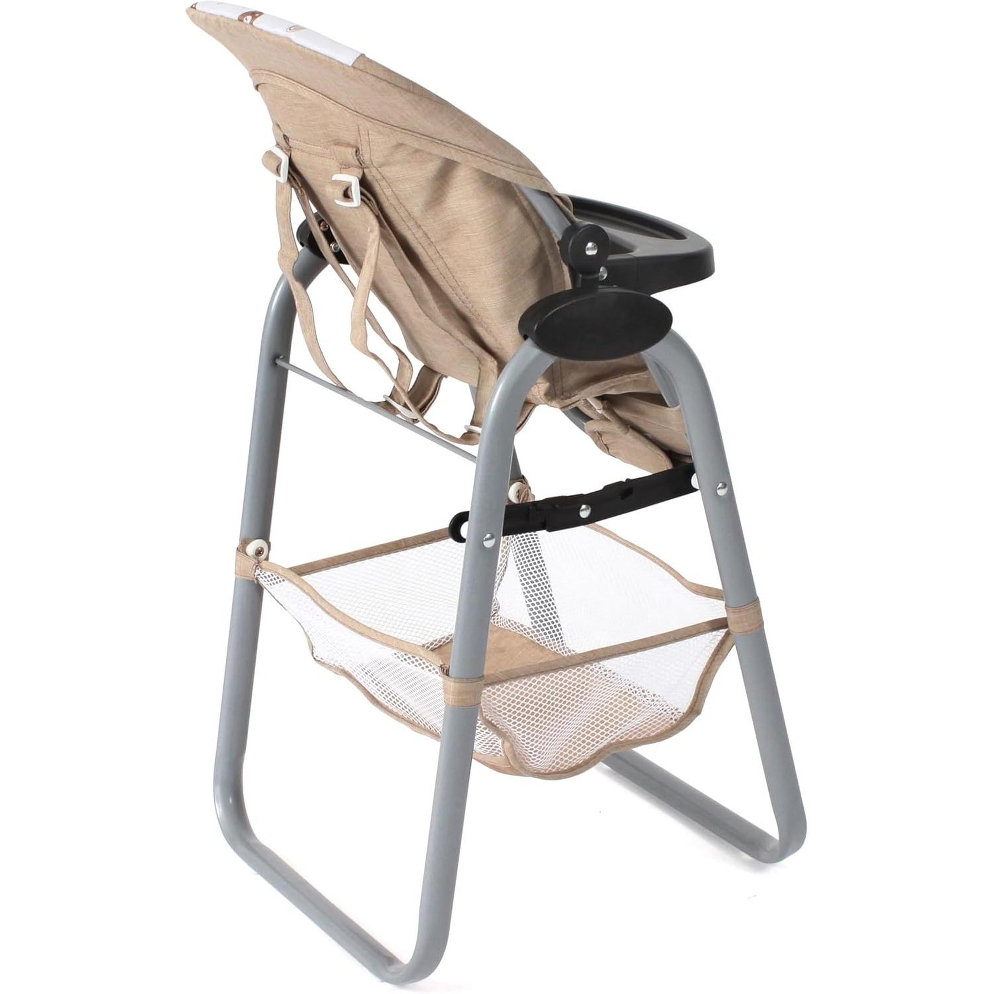 Voir la diapositive 4 : BAYER CHIC 2000 Chaise haute pour poupées Beige avec oursons