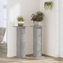 Voir la diapositive 3 : VIDAXL Supports pour plantes 2 pcs gris beton bois d'ingenierie