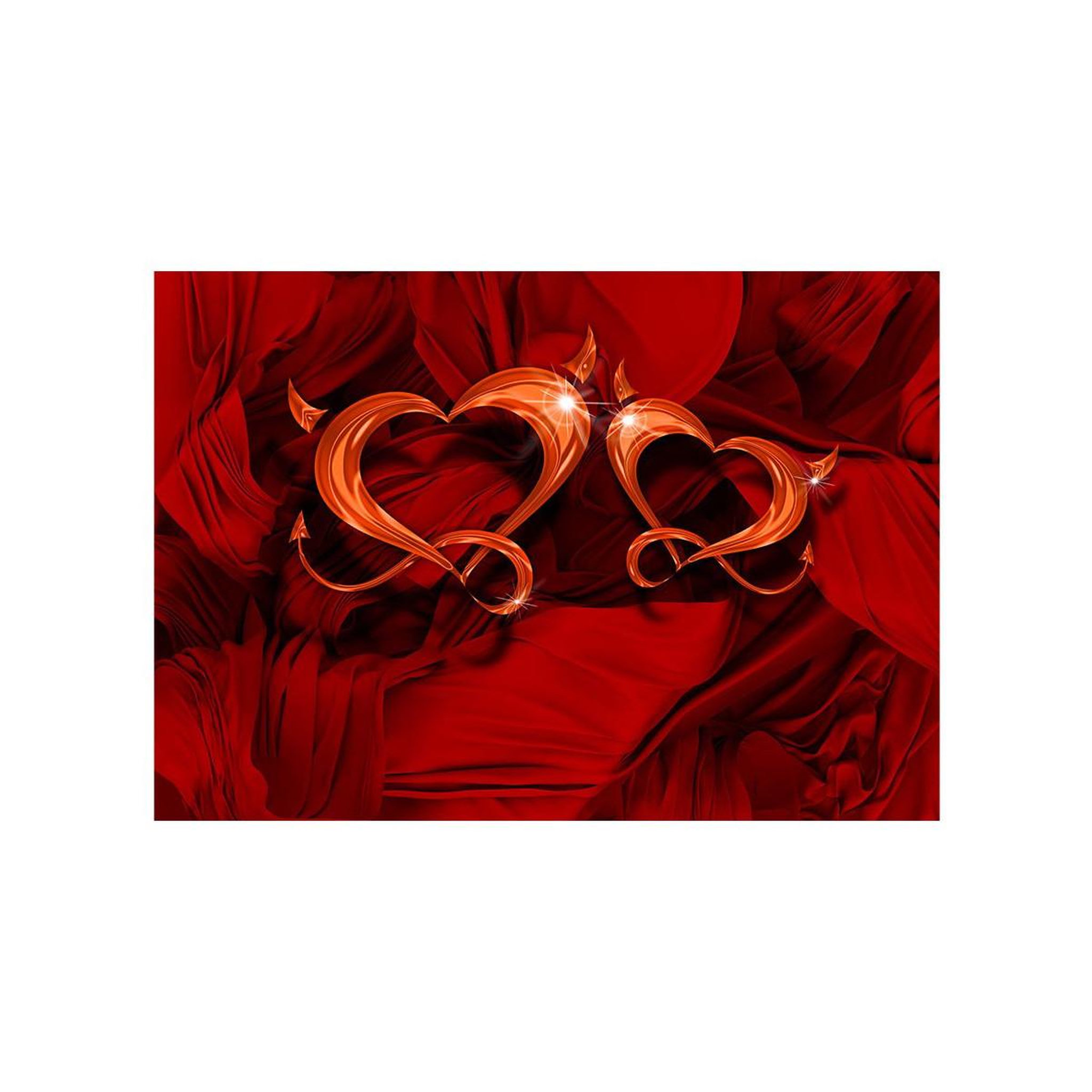 Voir la diapositive 2 : Paris Prix Papier peint  two hearts