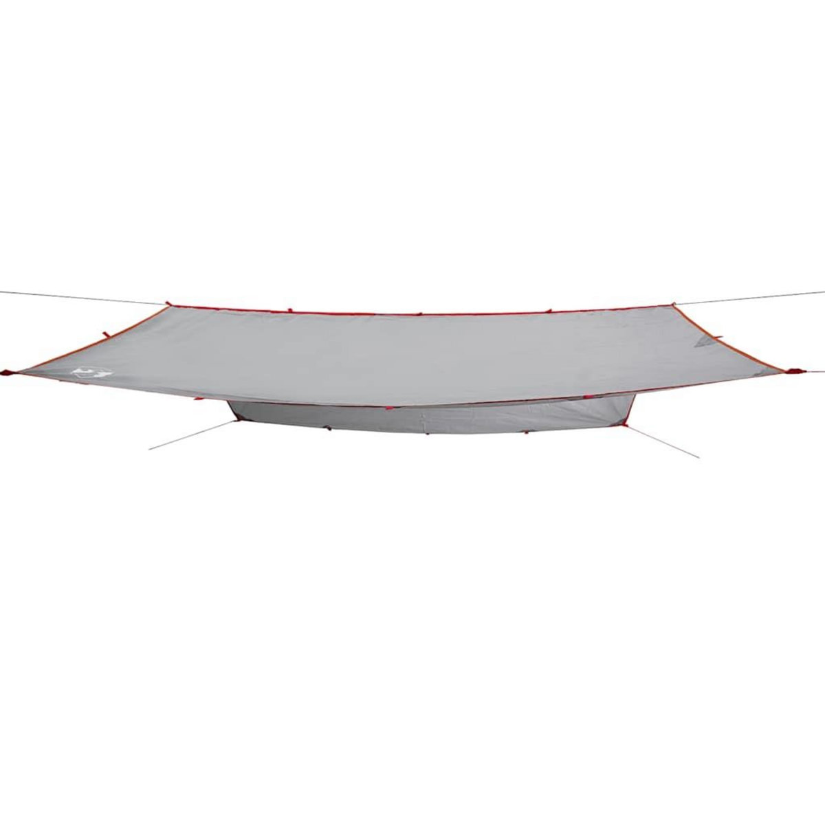 VIDAXL Bache de camping gris et orange 500x294 cm impermeable