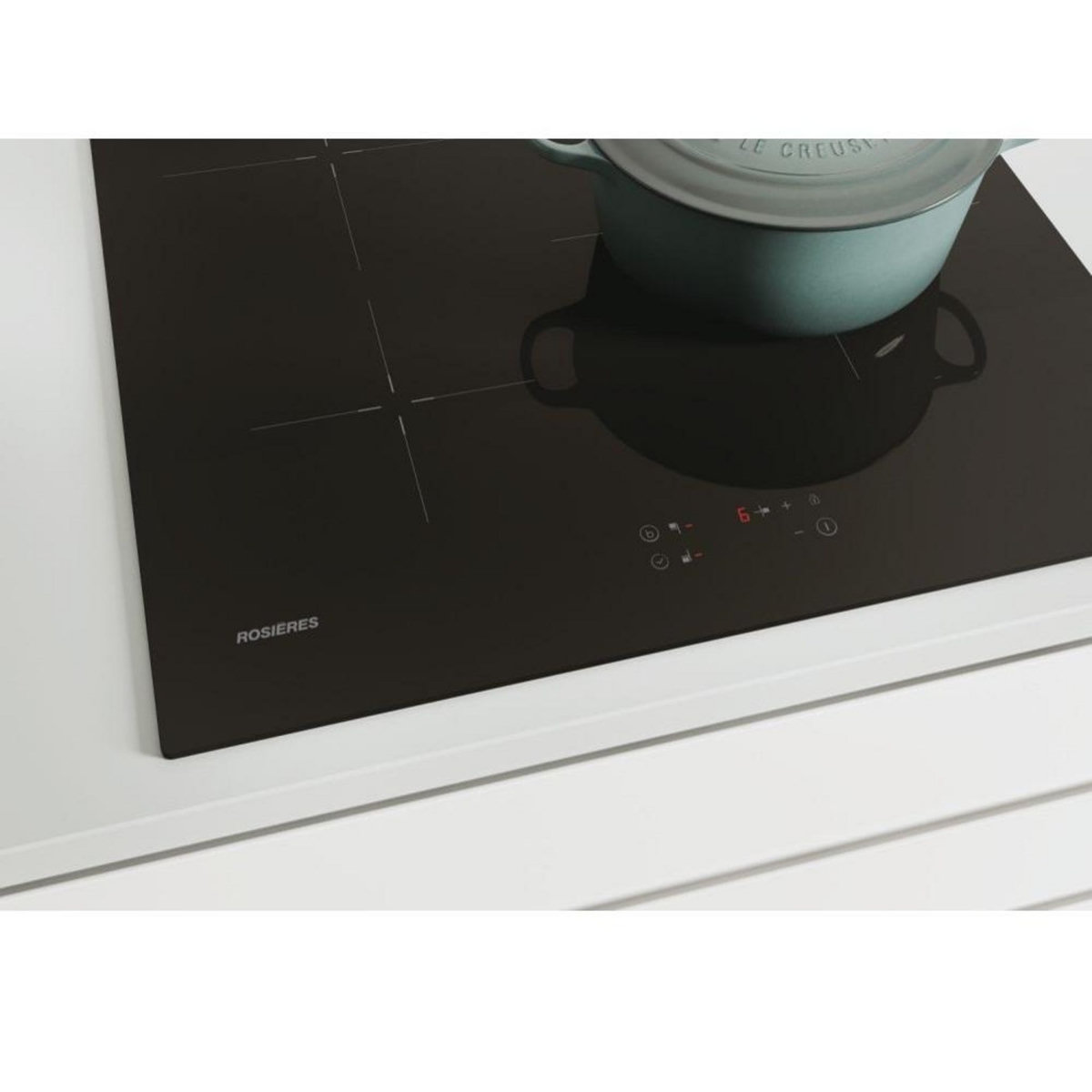 Rosieres Table de cuisson induction 60cm 3 feux 7200w noir - RI633C/M1