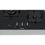Voir la diapositive 4 : BOSCH Table verre gaz 60 cm noir semi-fleur de plan de travail - ppc6a6b10