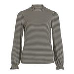 Vila Pull /Blanc Femme Vila Visabia. Coloris disponibles : Noir