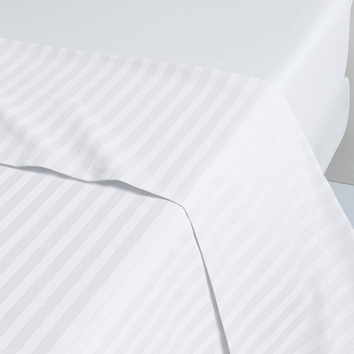 ACTUEL Drap plat uni en satin de coton - collection permanente