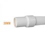 Voir la diapositive 3 : LINXOR Tuyau flottant 2 embouts pour piscine - Diam 38 mm