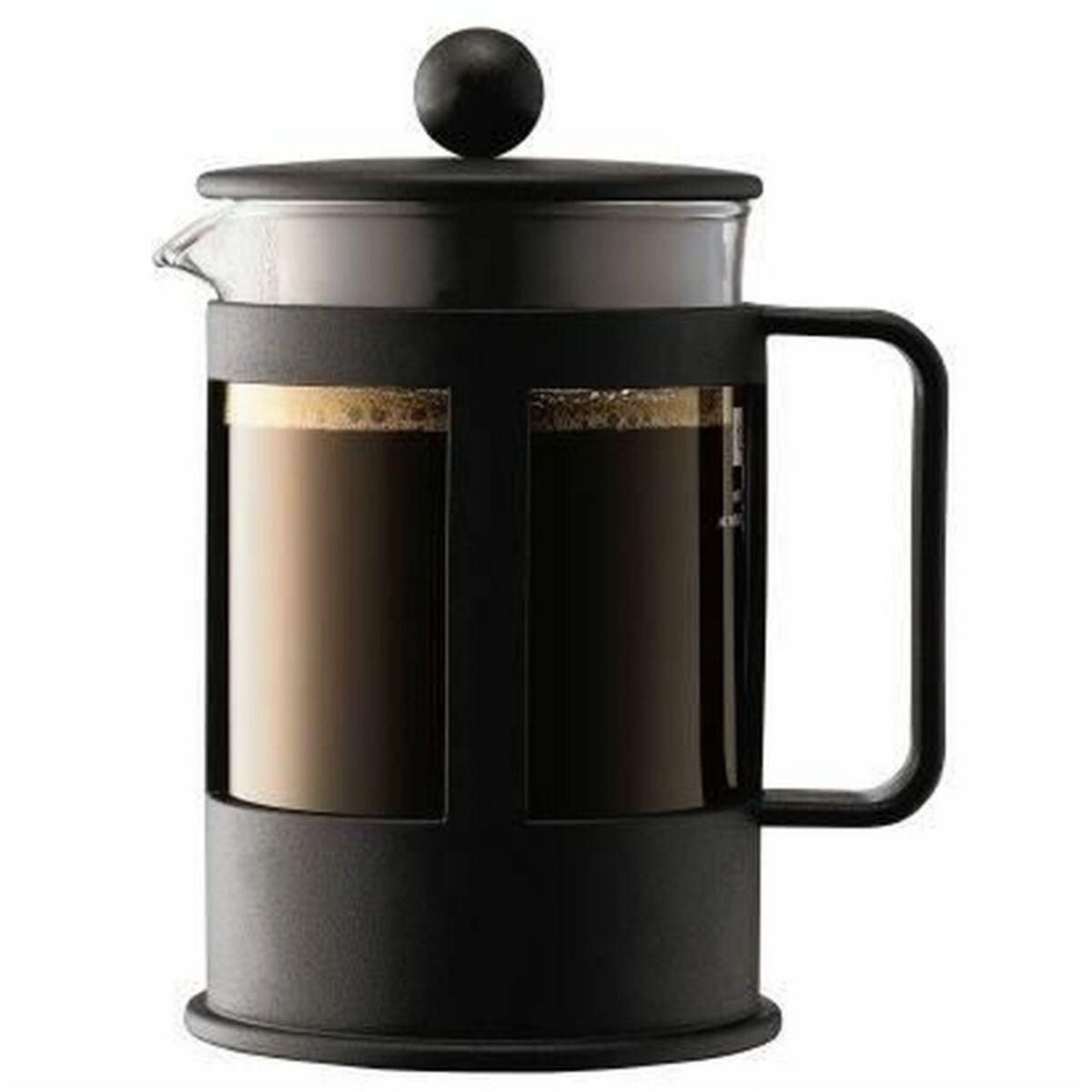 Bodum Cafetière à piston KENYA à piston 4 tasses 0.5L noir