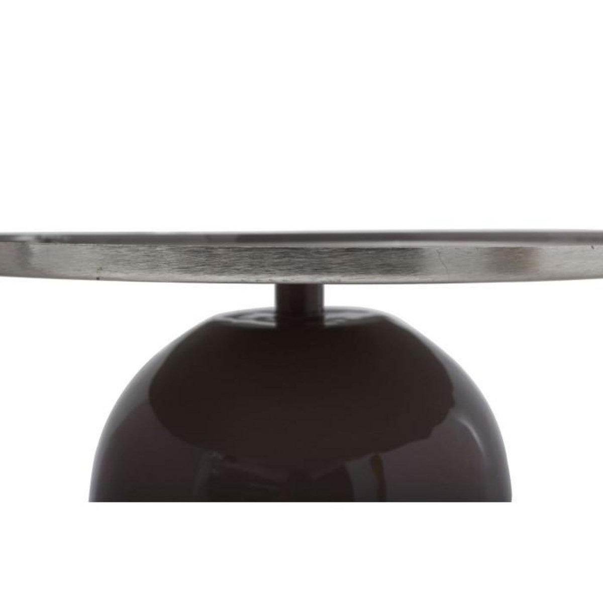 Paris Prix Table d'Appoint Design  Lucile  51cm Gris