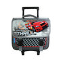 Voir la diapositive 1 : Bagtrotter BAGTROTTER Cartable à roulettes 38 cm Hot Wheels voitures Gris