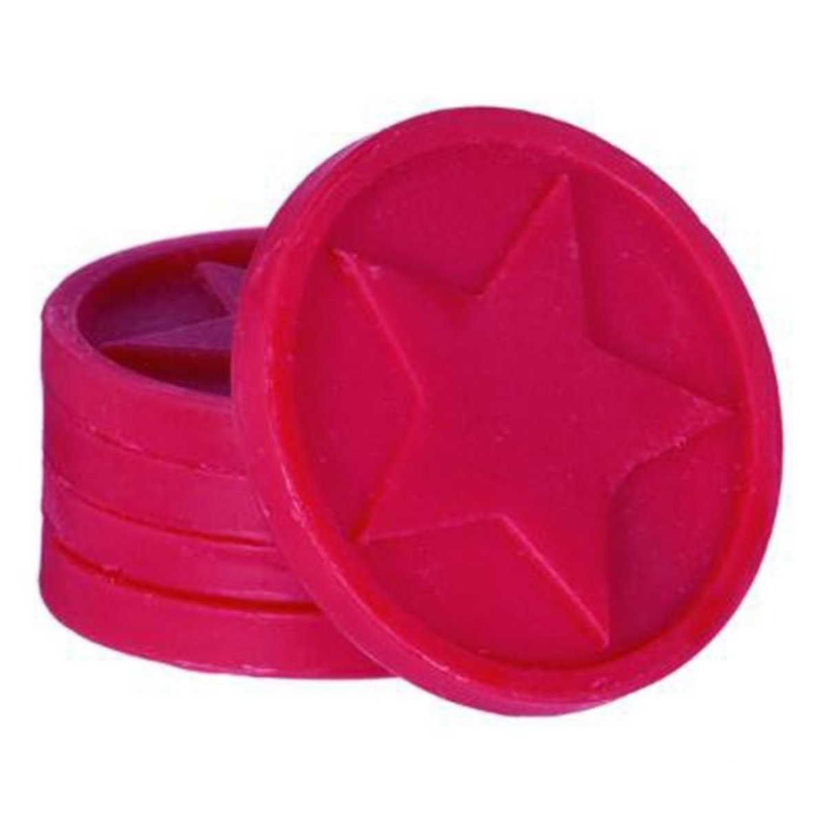 COMPTOIR DE LA BOUGIE Lot de 5 Cires Parfumées à Brûler  Etoile  45g Framboise