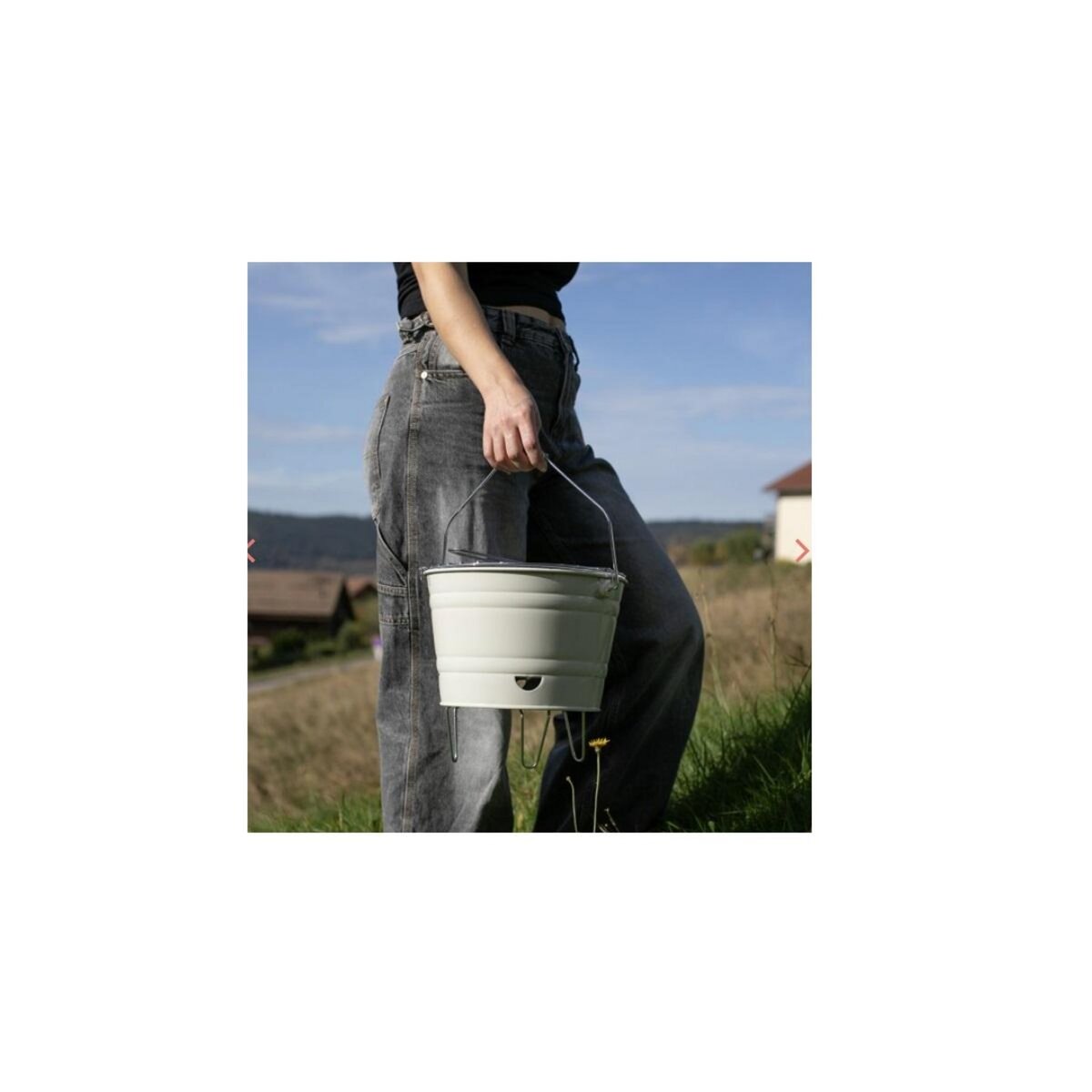 LIVOO Barbecue à charbon 27cm crème - DOC327C